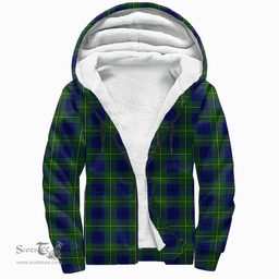 Scottish Johnston Modern Clan Tartan Sherpa Hoodie - Scottish Plaid Hoodies Scottish Plaid Tartan Plaid - ScotsTee - scotstee.com