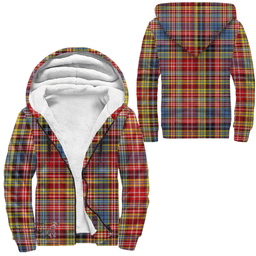 Scottish Drummond Of Strathallan Clan Tartan Sherpa Hoodie - Scottish Plaid Hoodies Scottish Plaid Tartan Plaid - ScotsTee - scotstee.com