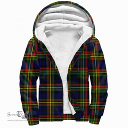 Scottish Maclellan Modern Clan Tartan Sherpa Hoodie - Scottish Plaid Hoodies Scottish Plaid Tartan Plaid - ScotsTee - scotstee.com