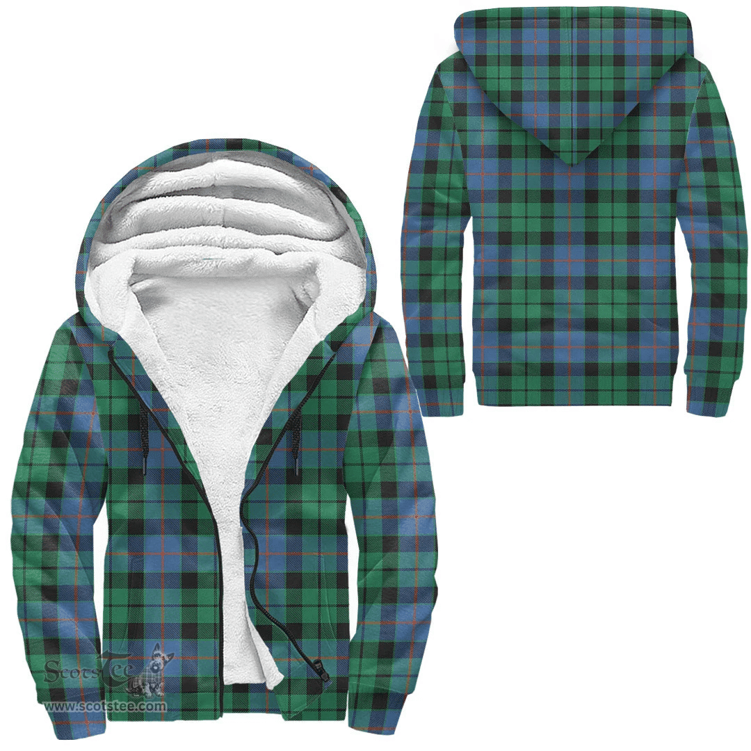 Scottish Morrison Ancient Clan Tartan Sherpa Hoodie - Scottish Plaid Hoodies Scottish Plaid Tartan Plaid - ScotsTee - scotstee.com