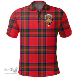 Scottish Macgillivray Modern Clan Tartan Polo Shirt - Crest Classic Scottish Plaid Tartan Plaid