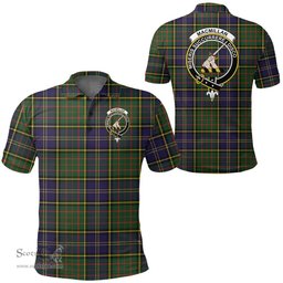 Scottish Macmillan Hunting Modern Clan Tartan Polo Shirt - Crest Classic Scottish Plaid Tartan Plaid