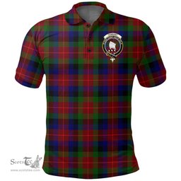 Scottish Tennant Clan Tartan Polo Shirt - Crest Classic Scottish Plaid Tartan Plaid