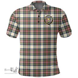 Scottish Stewart Dress Ancient Clan Tartan Polo Shirt - Crest Classic Scottish Plaid Tartan Plaid