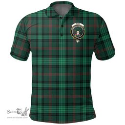 Scottish Ross Hunting Modern Clan Tartan Polo Shirt - Crest Classic Scottish Plaid Tartan Plaid
