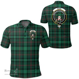 Scottish Ross Hunting Modern Clan Tartan Polo Shirt - Crest Classic Scottish Plaid Tartan Plaid
