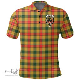 Scottish Baxter Modern Clan Tartan Polo Shirt - Crest Classic Scottish Plaid Tartan Plaid