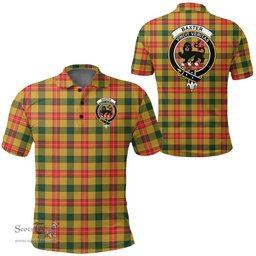 Scottish Baxter Modern Clan Tartan Polo Shirt - Crest Classic Scottish Plaid Tartan Plaid