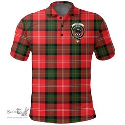 Scottish Nesbitt Modern Clan Tartan Polo Shirt - Crest Classic Scottish Plaid Tartan Plaid