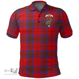 Scottish Leslie Modern Clan Tartan Polo Shirt - Crest Classic Scottish Plaid Tartan Plaid