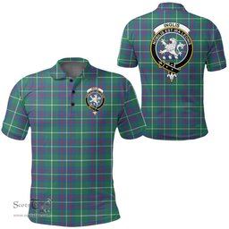 Scottish Inglis Ancient Clan Tartan Polo Shirt - Crest Classic Scottish Plaid Tartan Plaid