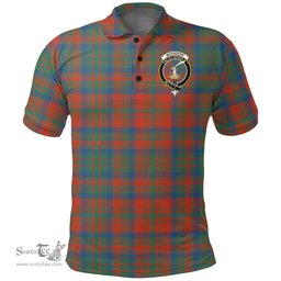 Scottish Matheson Ancient Clan Tartan Polo Shirt - Crest Classic Scottish Plaid Tartan Plaid