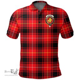 Scottish Maciver Modern Clan Tartan Polo Shirt - Crest Classic Scottish Plaid Tartan Plaid