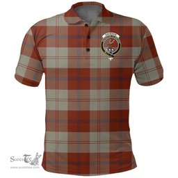 Scottish Davidson Dress Dancers Clan Tartan Polo Shirt - Crest Classic Scottish Plaid Tartan Plaid