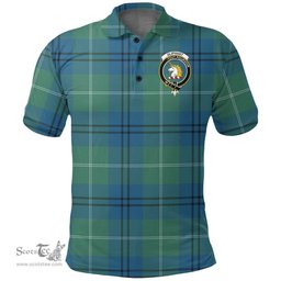 Scottish Oliphant Ancient Clan Tartan Polo Shirt - Crest Classic Scottish Plaid Tartan Plaid