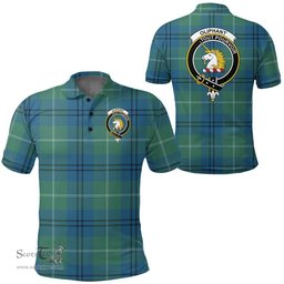 Scottish Oliphant Ancient Clan Tartan Polo Shirt - Crest Classic Scottish Plaid Tartan Plaid