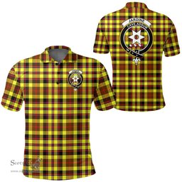 Scottish Jardine Clan Tartan Polo Shirt - Crest Classic Scottish Plaid Tartan Plaid