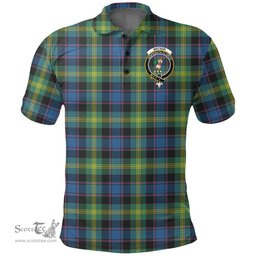 Scottish Watson Ancient Clan Tartan Polo Shirt - Crest Classic Scottish Plaid Tartan Plaid