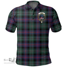 Scottish Rose Hunting Modern Clan Tartan Polo Shirt - Crest Classic Scottish Plaid Tartan Plaid