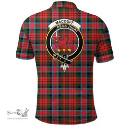 Scottish Macduff Modern Clan Tartan Polo Shirt - Crest Classic Scottish Plaid Tartan Plaid