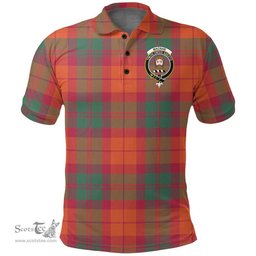 Scottish Macnab Ancient Clan Tartan Polo Shirt - Crest Classic Scottish Plaid Tartan Plaid