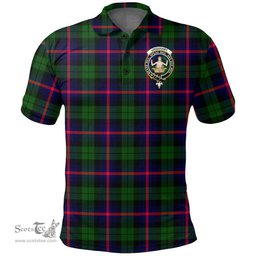 Scottish Urquhart Modern Clan Tartan Polo Shirt - Crest Classic Scottish Plaid Tartan Plaid
