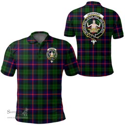Scottish Urquhart Modern Clan Tartan Polo Shirt - Crest Classic Scottish Plaid Tartan Plaid