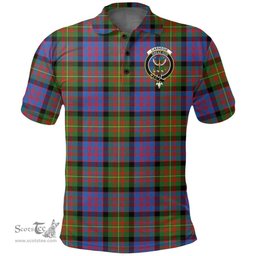 Scottish Carnegie Ancient Clan Tartan Polo Shirt - Crest Classic Scottish Plaid Tartan Plaid
