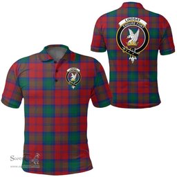 Scottish Lindsay Modern Clan Tartan Polo Shirt - Crest Classic Scottish Plaid Tartan Plaid
