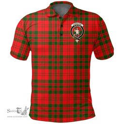 Scottish Livingstone Modern Clan Tartan Polo Shirt - Crest Classic Scottish Plaid Tartan Plaid