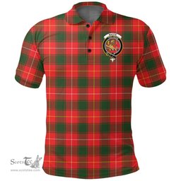 Scottish Macfie Clan Tartan Polo Shirt - Crest Classic Scottish Plaid Tartan Plaid