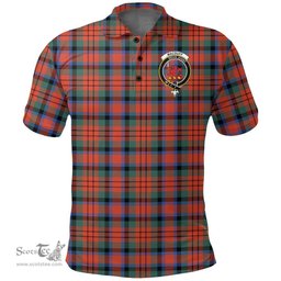 Scottish Macduff Ancient Clan Tartan Polo Shirt - Crest Classic Scottish Plaid Tartan Plaid