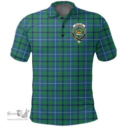Scottish Douglas Ancient Clan Tartan Polo Shirt - Crest Classic Scottish Plaid Tartan Plaid
