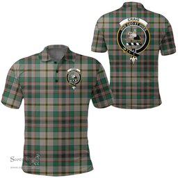 Scottish Craig Ancient Clan Tartan Polo Shirt - Crest Classic Scottish Plaid Tartan Plaid