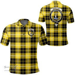 Scottish Barclay Dress Modern Clan Tartan Polo Shirt - Crest Classic Scottish Plaid Tartan Plaid