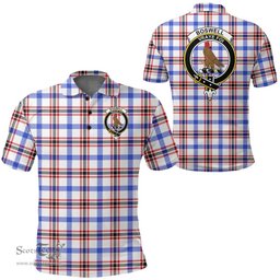 Scottish Boswell Modern Clan Tartan Polo Shirt - Crest Classic Scottish Plaid Tartan Plaid