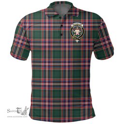 Scottish Macfarlane Hunting Modern Clan Tartan Polo Shirt - Crest Classic Scottish Plaid Tartan Plaid
