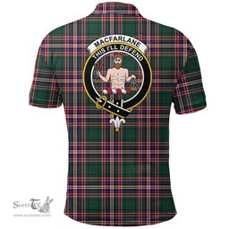 Scottish Macfarlane Hunting Modern Clan Tartan Polo Shirt - Crest Classic Scottish Plaid Tartan Plaid