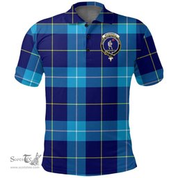 Scottish Mckerrell Clan Tartan Polo Shirt - Crest Classic Scottish Plaid Tartan Plaid