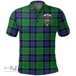 Scottish Graham Of Menteith Modern Clan Tartan Polo Shirt - Crest Classic Scottish Plaid Tartan Plaid