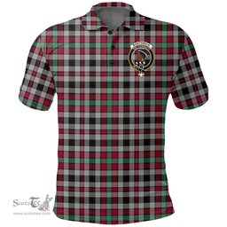 Scottish Borthwick Ancient Clan Tartan Polo Shirt - Crest Classic Scottish Plaid Tartan Plaid