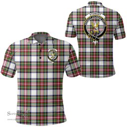 Scottish Stewart Dress Modern Clan Tartan Polo Shirt - Crest Classic Scottish Plaid Tartan Plaid