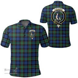Scottish Fletcher Ancient Clan Tartan Polo Shirt - Crest Classic Scottish Plaid Tartan Plaid