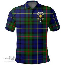 Scottish Macleod Of Harris Modern Clan Tartan Polo Shirt - Crest Classic Scottish Plaid Tartan Plaid