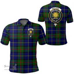 Scottish Macleod Of Harris Modern Clan Tartan Polo Shirt - Crest Classic Scottish Plaid Tartan Plaid