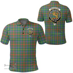 Scottish Mackintosh Hunting Ancient Clan Tartan Polo Shirt - Crest Classic Scottish Plaid Tartan Plaid
