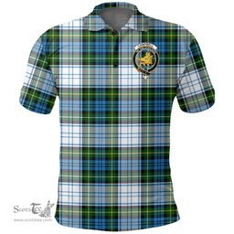 Scottish Campbell Dress Ancient Clan Tartan Polo Shirt - Crest Classic Scottish Plaid Tartan Plaid