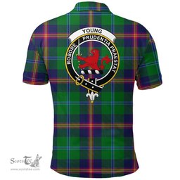 Scottish Young Modern Clan Tartan Polo Shirt - Crest Classic Scottish Plaid Tartan Plaid