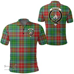 Scottish Muirhead Clan Tartan Polo Shirt - Crest Classic Scottish Plaid Tartan Plaid