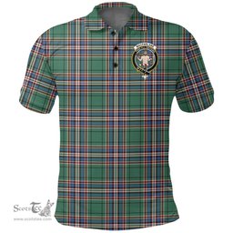 Scottish Macfarlane Hunting Ancient Clan Tartan Polo Shirt - Crest Classic Scottish Plaid Tartan Plaid